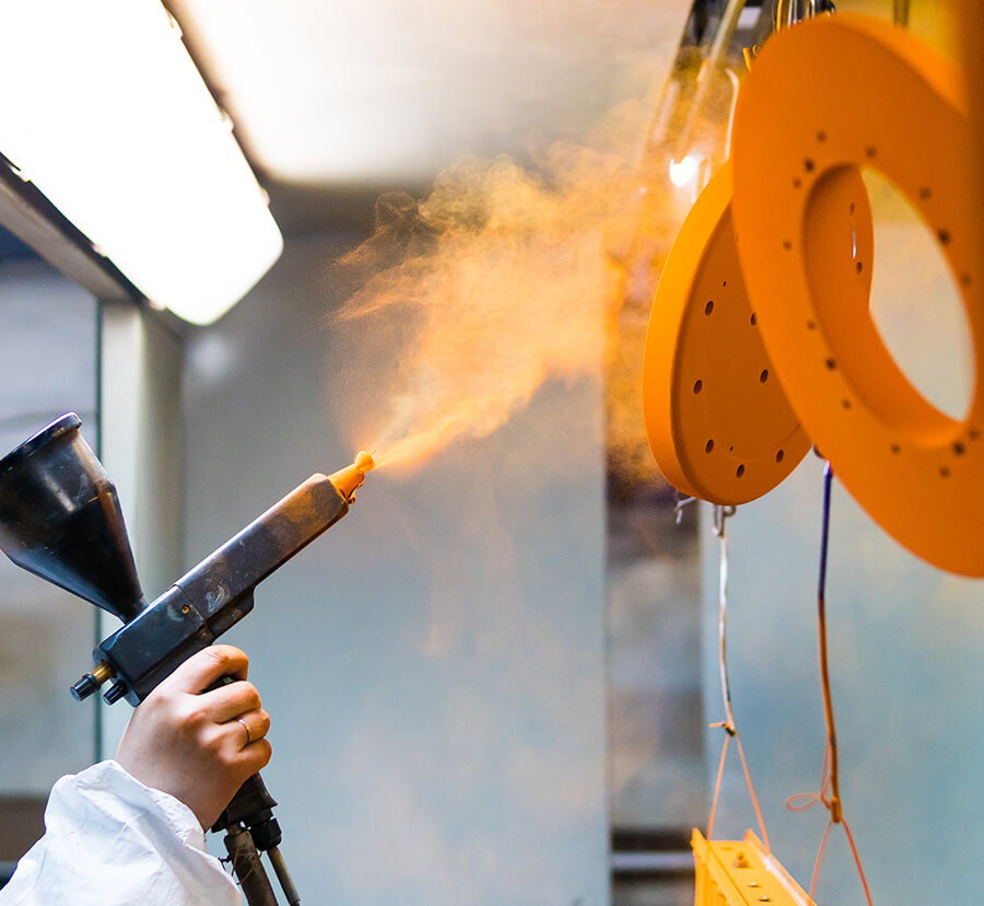 رنگ کردن فلزات